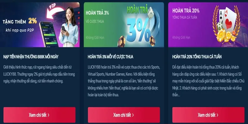 Thưởng nạp lần đầu E2BET
